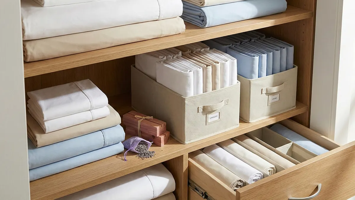 Guide to Bedsheet Storage and Folding Ideas: Maximize Space & Keep Linens Fresh