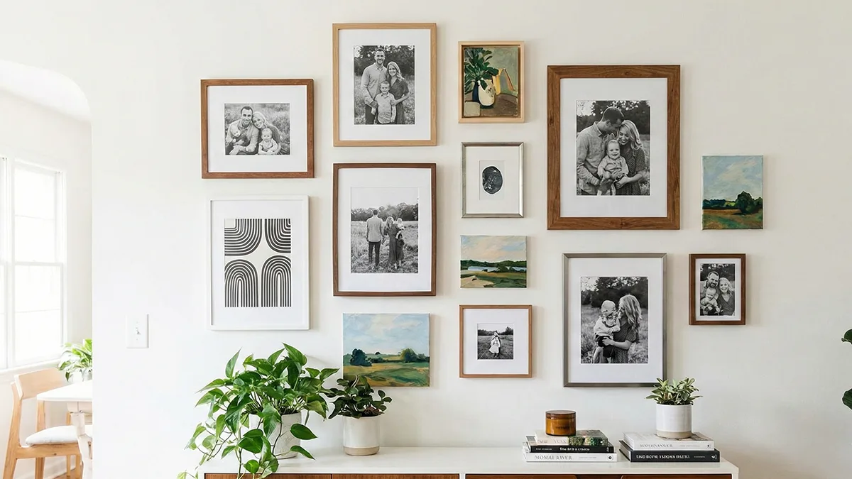 The Ultimate Guide to Combining Photos and Art on One Wall: Create a Stunning Gallery