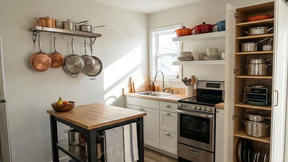 How to Store Pots and Pans in Small Kitchens: Smart Solutions for Maximizing Space