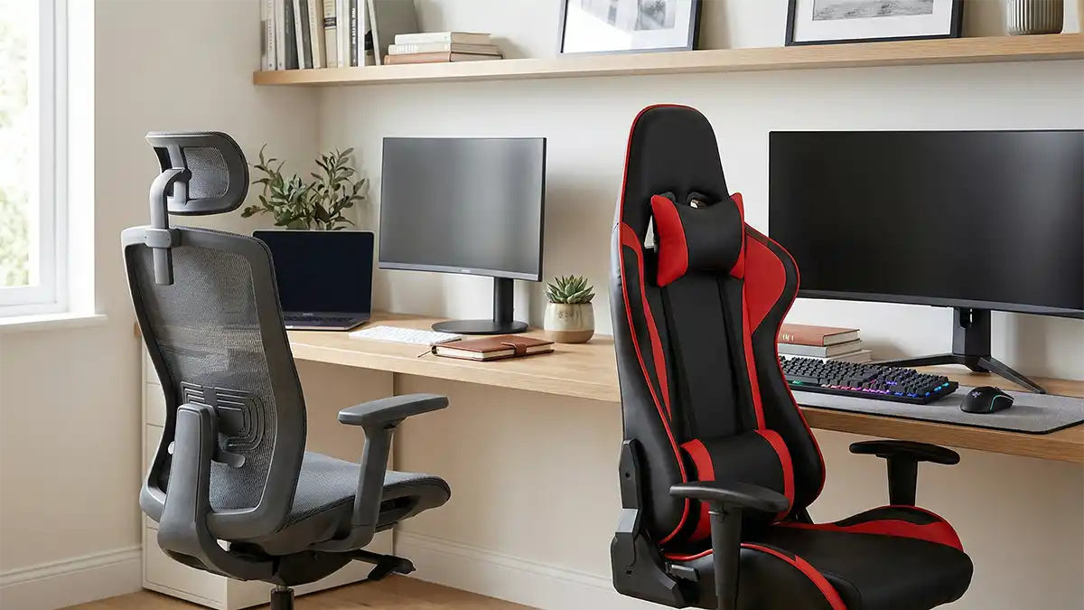 ergonomic chair vs gaming chair comparison