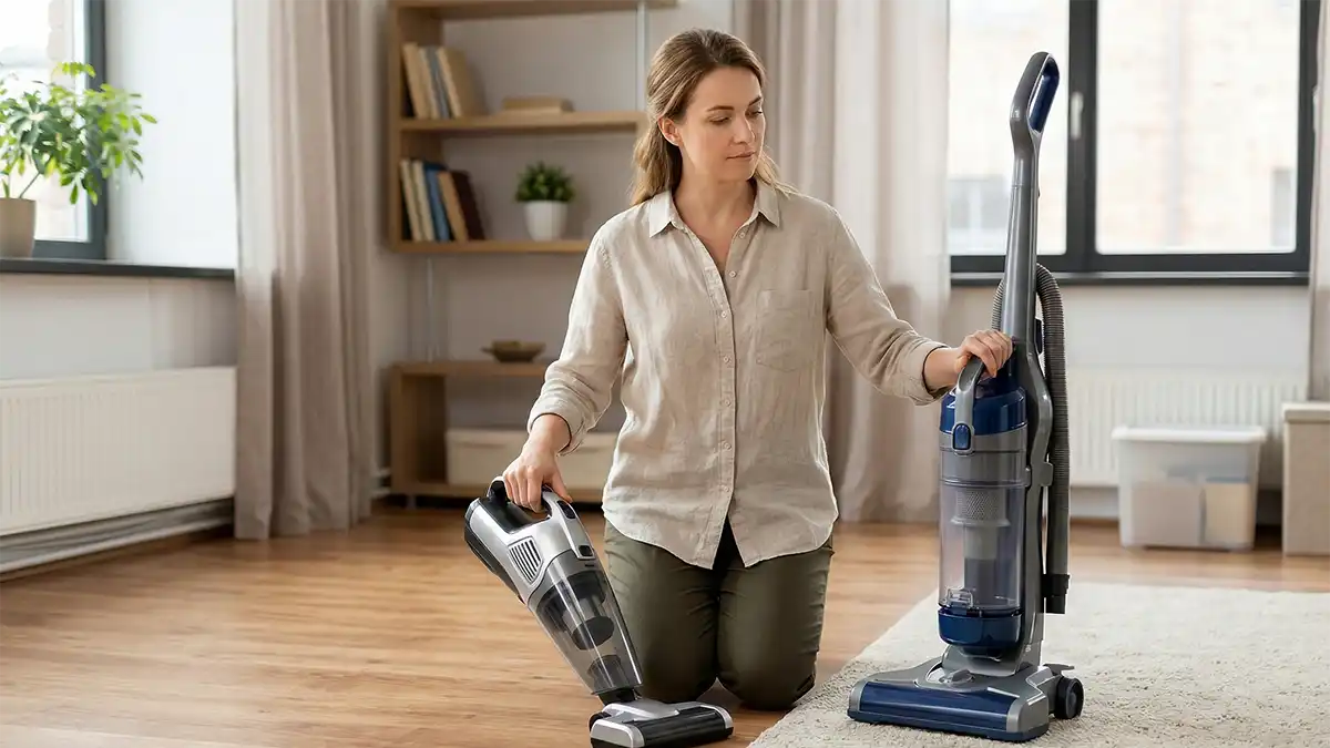 handheld vacuum vs full size vacuum choice