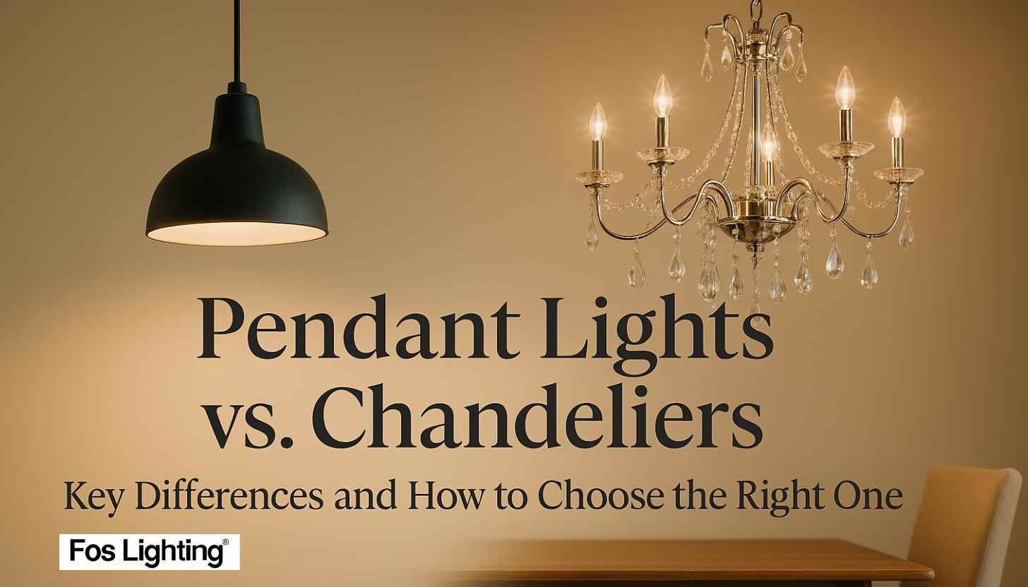 Pendant Light Vs Chandelier: How to Choose the Perfect Fixture