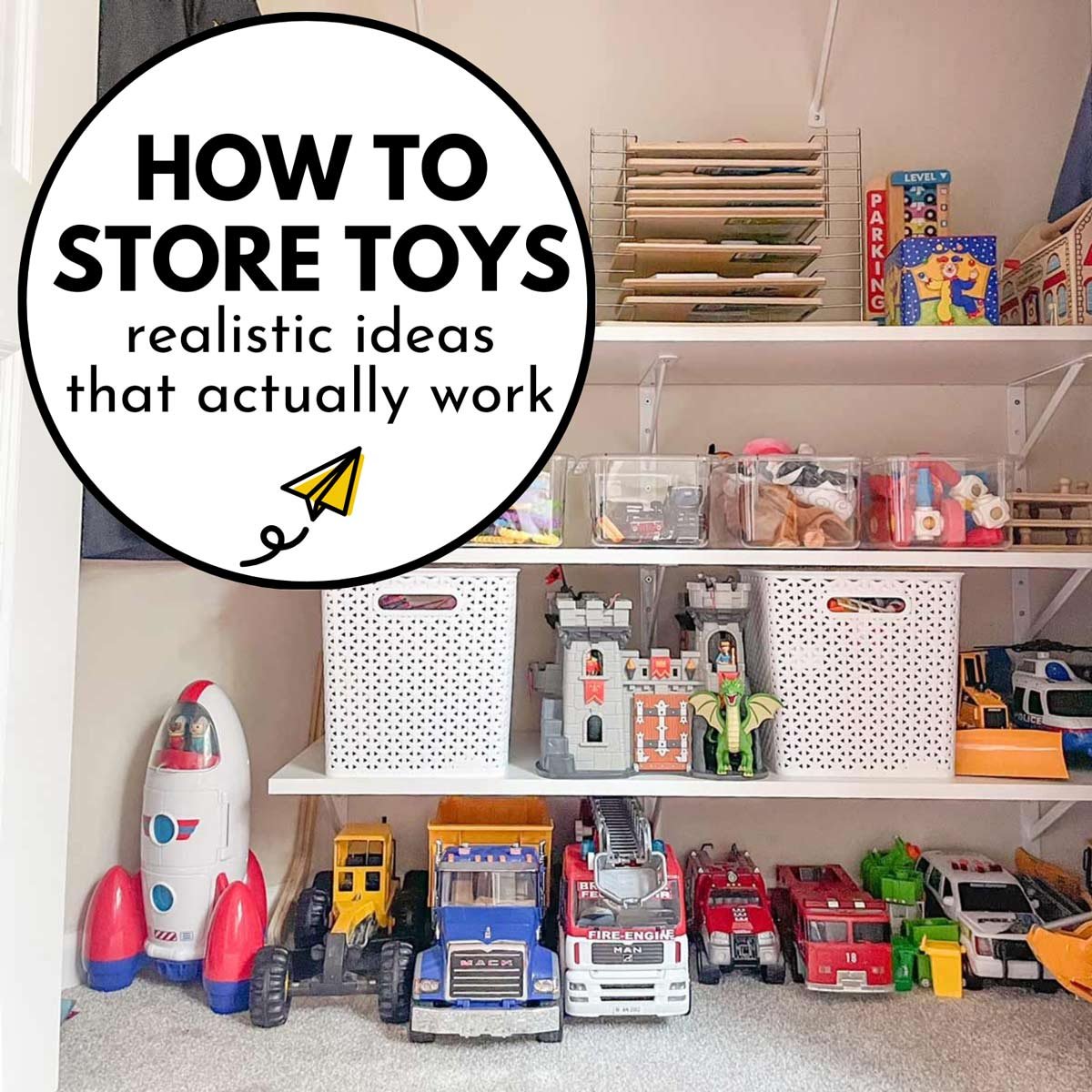How to Organize Kids Toys in Small Space: Clever Storage Ideas