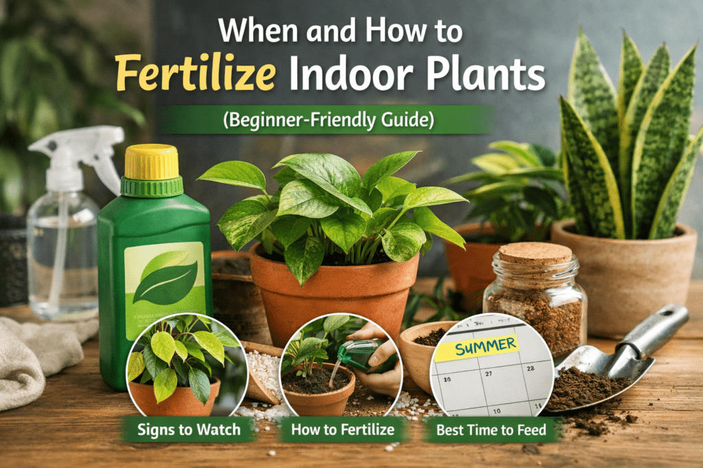 Indoor Plant Fertilizer Guide for Beginners: Easy Tips for Success