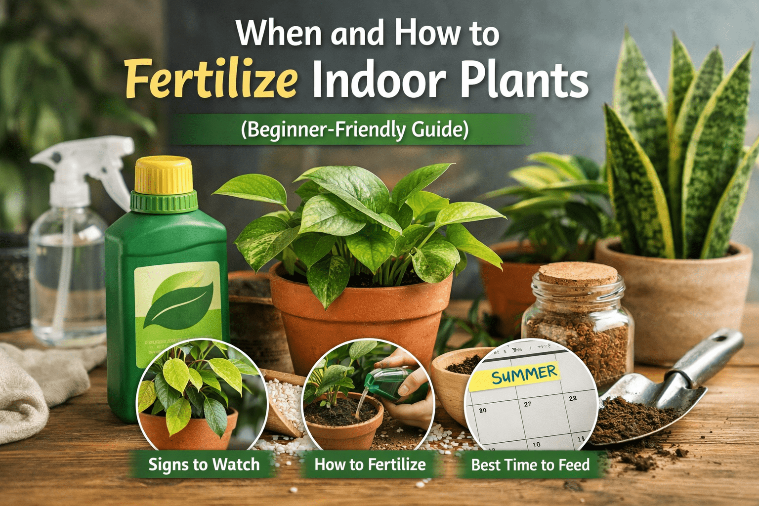 Indoor Plant Fertilizer Guide for Beginners: Easy Tips for Success