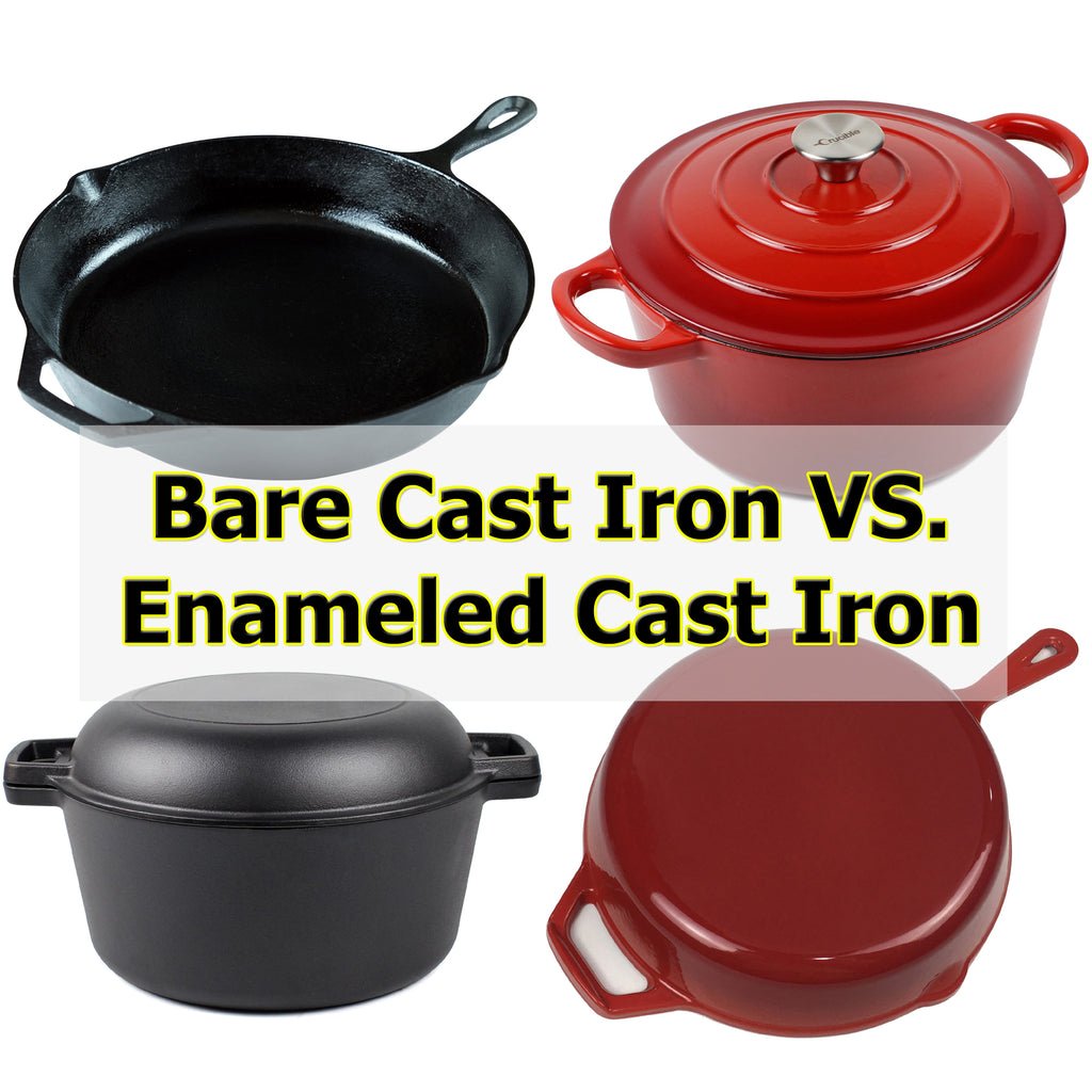 Enameled Cast Iron Vs Bare Cast Iron Comparison: Which Is Better?