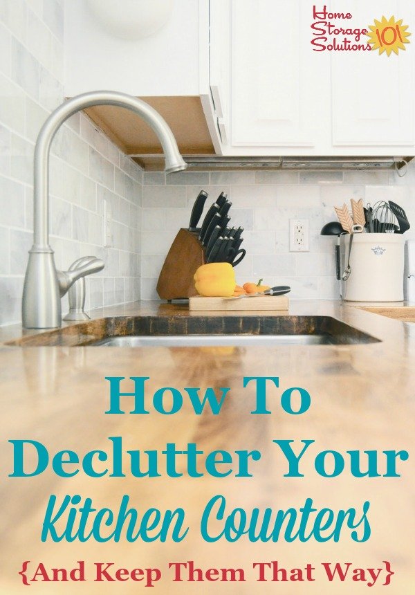 How to Declutter Kitchen Countertops Quickly for a Tidy Home
