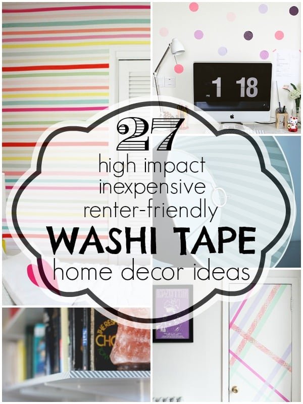Washi Tape Wall Decor Ideas for Renters: Stylish & Removable